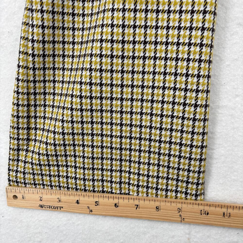 Spanx The Perfect Ankle Pants Kick Flare Size 1X Dijon Houndstooth Ponte Pull On - Picture 11 of 13
